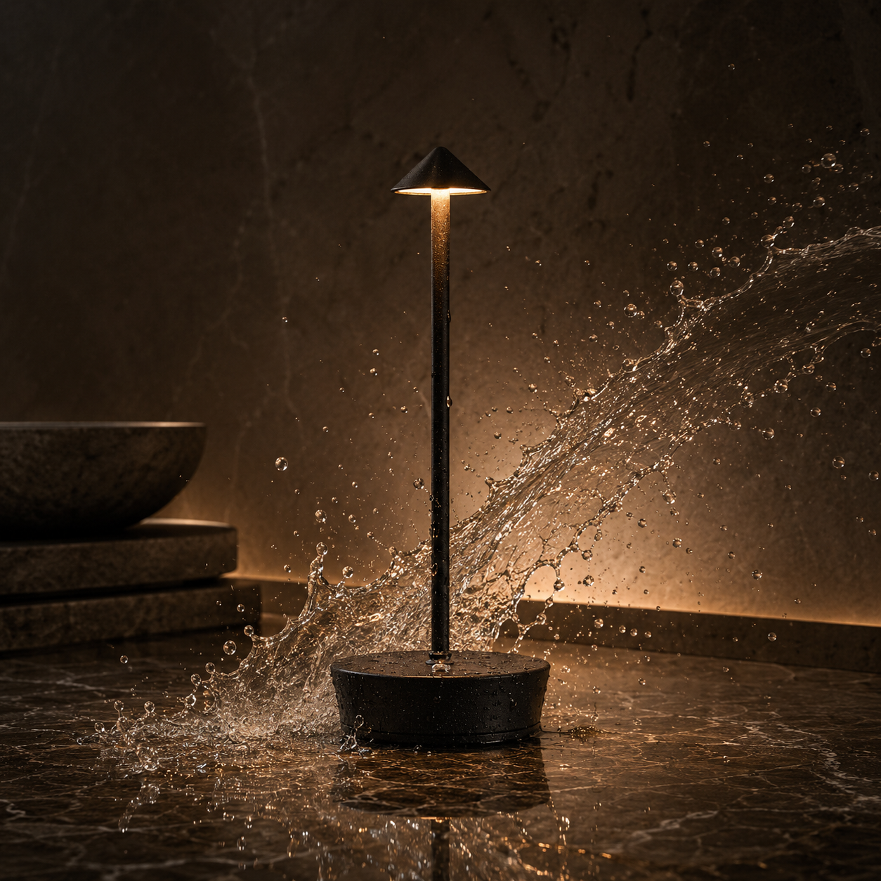 halo, weatherproof, black